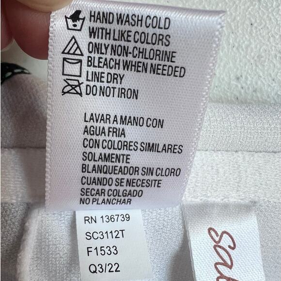 SALT COVE JUNIORS SZ LARGE BIKINI TOP PENNY LANE SMOCKED CONVERTIBLE MULTI NEW! - Picture 12 of 13